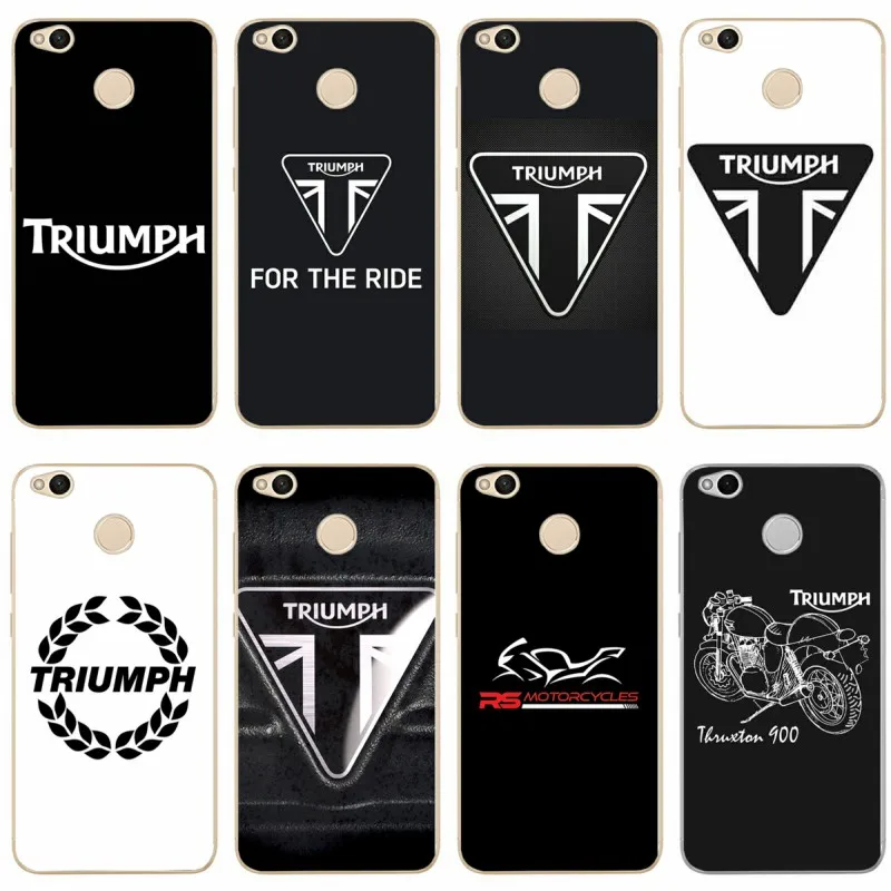 Чехол с логотипом мотоцикла Triumph Мягкий Силиконовый ТПУ чехол для телефона redmi4A 4X