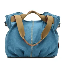 Популярные дизайнерские женские сумки высокого качества брендовые винтажные сумки на плечо женские холщовые вместительные сумки Feminina
