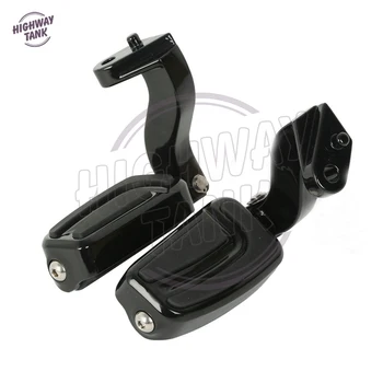 

Black Motorcycle Passenger Foot Pegs Foot Rest case for Harley Tri-Glide Electra Glide Models 1993-2016 1995 2000 2010 2012 2013