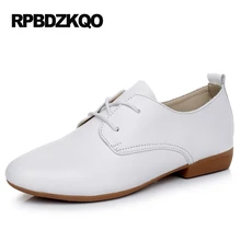 Китайский Круглый носок белый женщин зашнуровать Фарфор для обуви большой размер Плюс плоские 11 дам 10 удобный красивая весенняя осень последние Мода отправка капель европейская