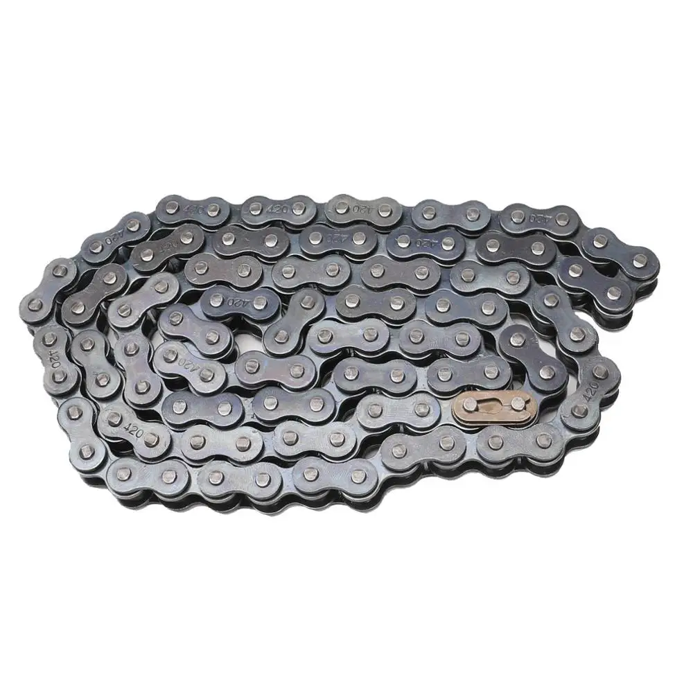 TDPRO 420 100/106/108/132 Links Motorcycle Drive Chain Link For CRF 50 70cc 90cc 110cc 125cc 140cc 150cc Pit Dirt Quad ATV Bike