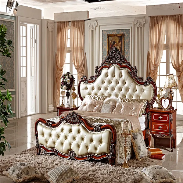 2015 top quality European bedroom furniture set F016in Beds from