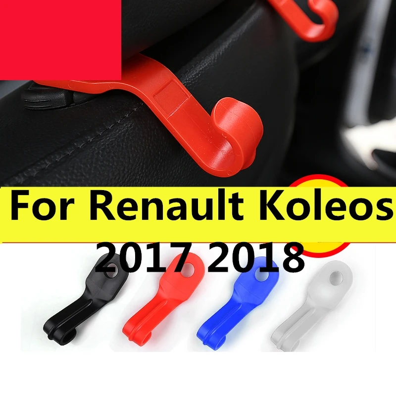 

For Renault Koleos 2017 2018 Car Seat Back Hooks Hangers Organizer Universal Headrest Mount Storage Hooks House Storage Simple