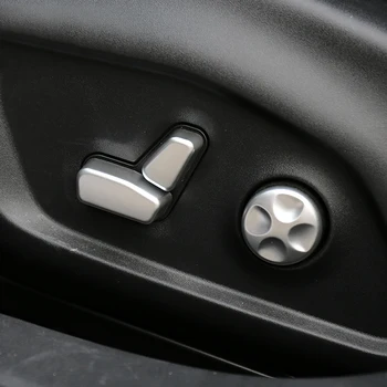 

For Jeep Compass 2017 2018 ABS Matte Interior Chair Seat Button Adjustment Cover Switch Trim Mid Configuration accessories 3Pcs