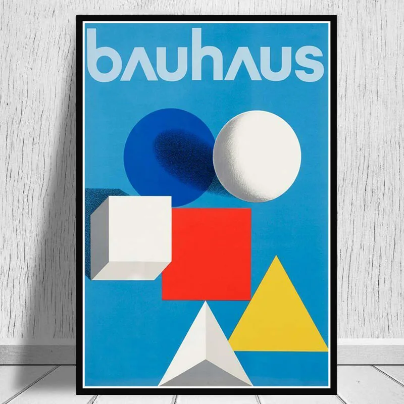 Bauhaus Ausstellung 1923 Weimer выставочный художественный постер Картина Настенная картина домашний декор плакаты и принты