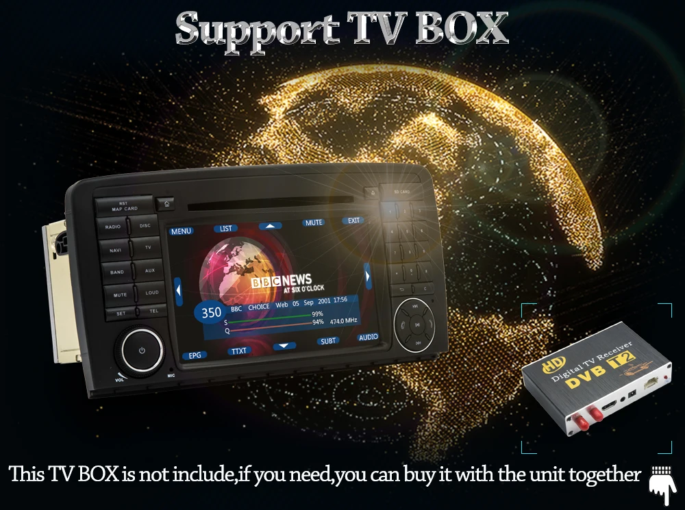 Discount Owtosin Car Radio Multimedia Navigation GPS 4GB+64GB Android 9.0 For Mercedes Benz R Klasse W251 R350 R500 R320 R300 R63 AMG Car 19