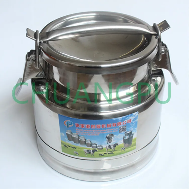 304 Stainless Steel 5L Milk Bucketin Feeding & Watering Supplies from