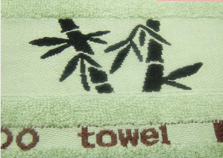 5 шт. в партии 3 вида цветов бамбуковое полотенце для лица, полотенце для рук, размер 35 x75CM, бамбуковые жаккардовые полотенца, натуральный и мягкий материал