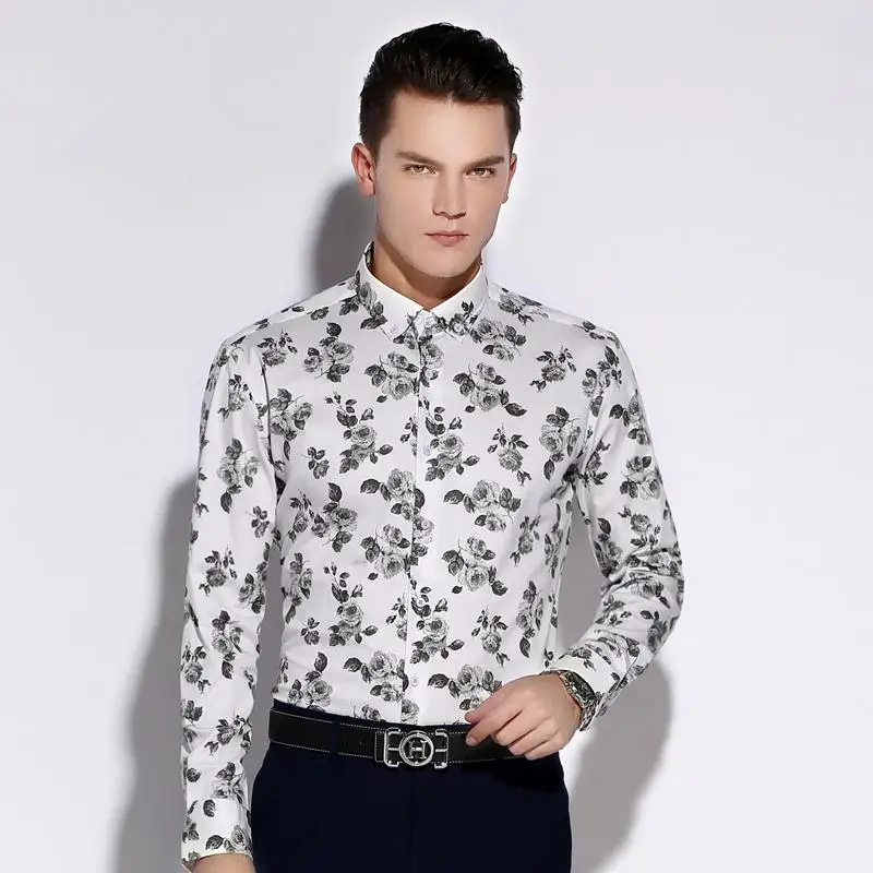 slim fit batik shirt