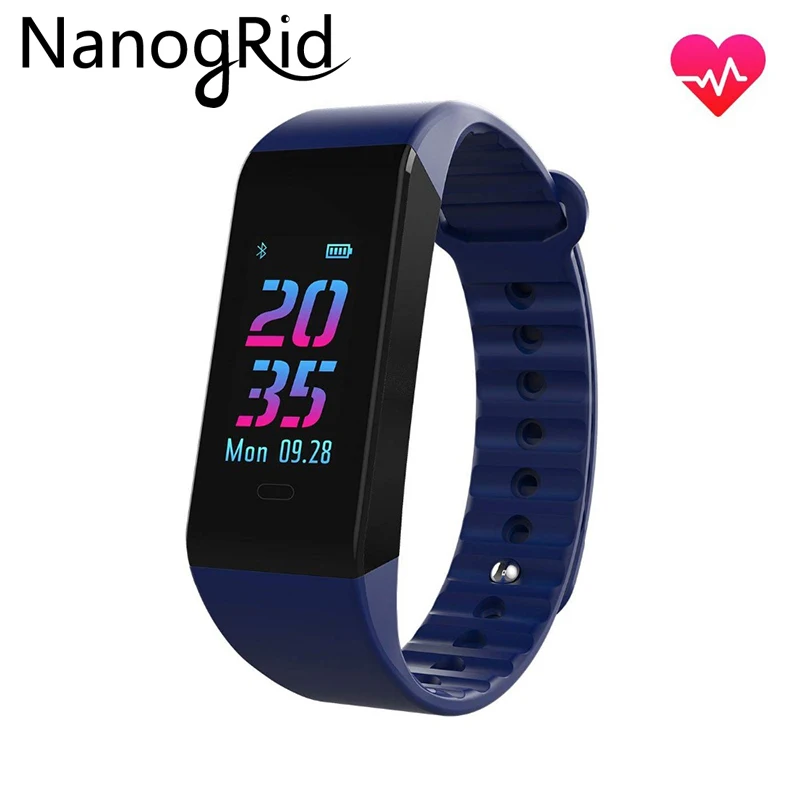 

Smart Wristbands IP67 Waterproof Fitness Bracelet Heart Rate Monitor Smart Band Blood Pressure Watch for IOS Android Phone