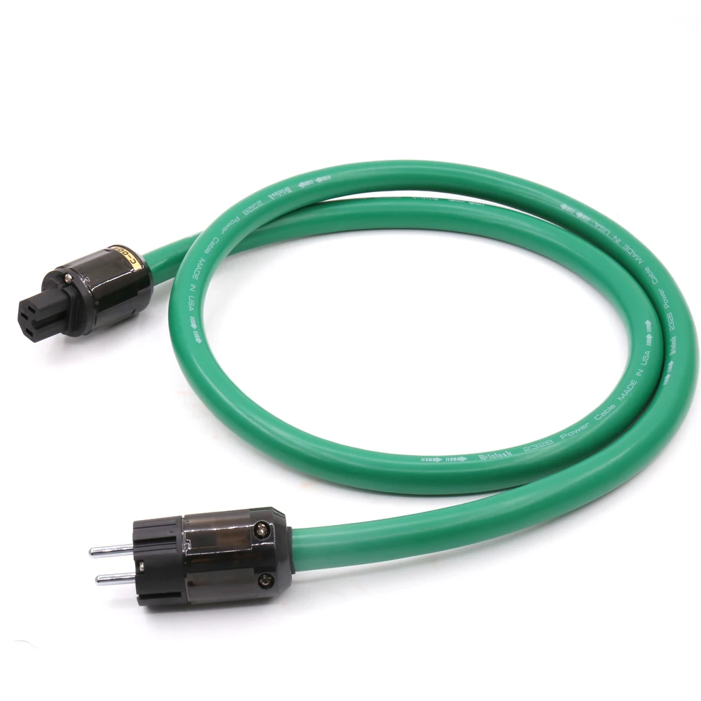 1 2M Hifi audio 5N copper silver mixing Mcintosh 2328 power cable EU AC