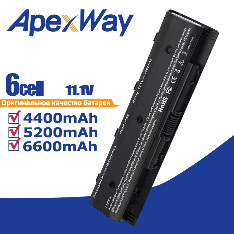 Аккумулятор для ноутбука 11 1 В 6 ячеек PI06 PI09 HP Enyy 14 14t 14z 15 15t 15z 17 17t 17z 710416