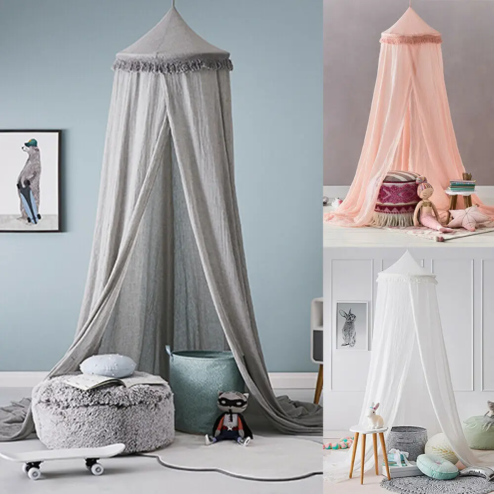 

US Child Baby Bed Canopy Netting Bedcover Mosquito Net Curtain Bedding Dome Tent