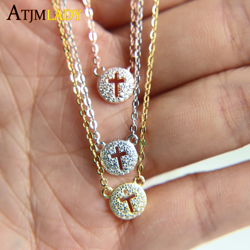 Ожерелье Collares длинное из стерлингового серебра 925 пробы модное высокого качества