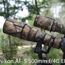 ROLANPRO камера объектив пальто камуфляж, для Nikon AF-S 500 мм f/4G ED VR(I и II) объектив защитный чехол кожух для оружия