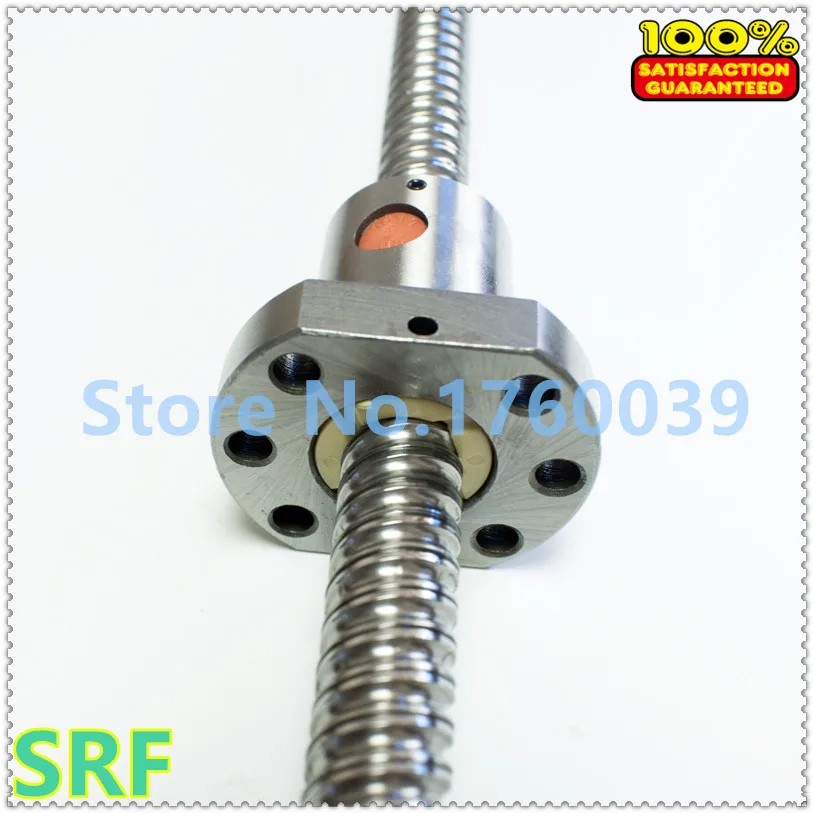 

4pcs 16mm Rolled Ball screw SFU1605 L=800mm+4pcs single Ballnut with end mahicned CNC Part