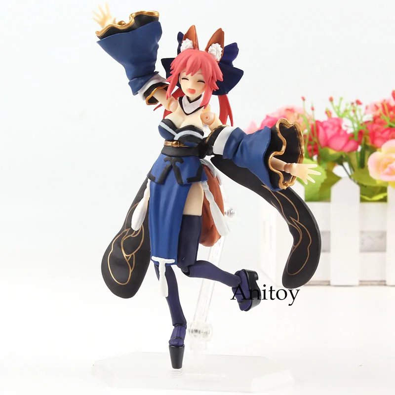 Аниме Fate Extra Fate Grand Order Кастер Tamamo No Mae Figma 304 ПВХ Фигурки Модель Кукла игрушка подарок 14,5 см