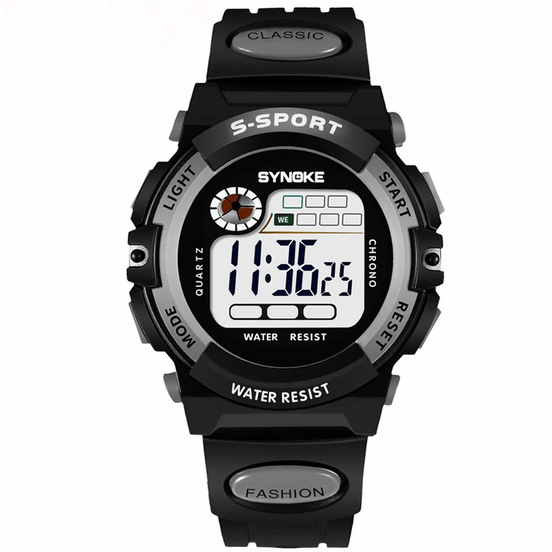 Children's Digital Watches Luminous Alarm Stopwatch Sports Watches LED