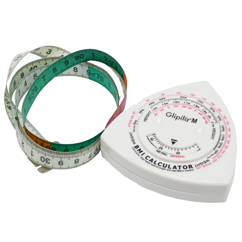 1PC BMI Body Mass Index Retractable Tape Measure 1.5m Metric Tool