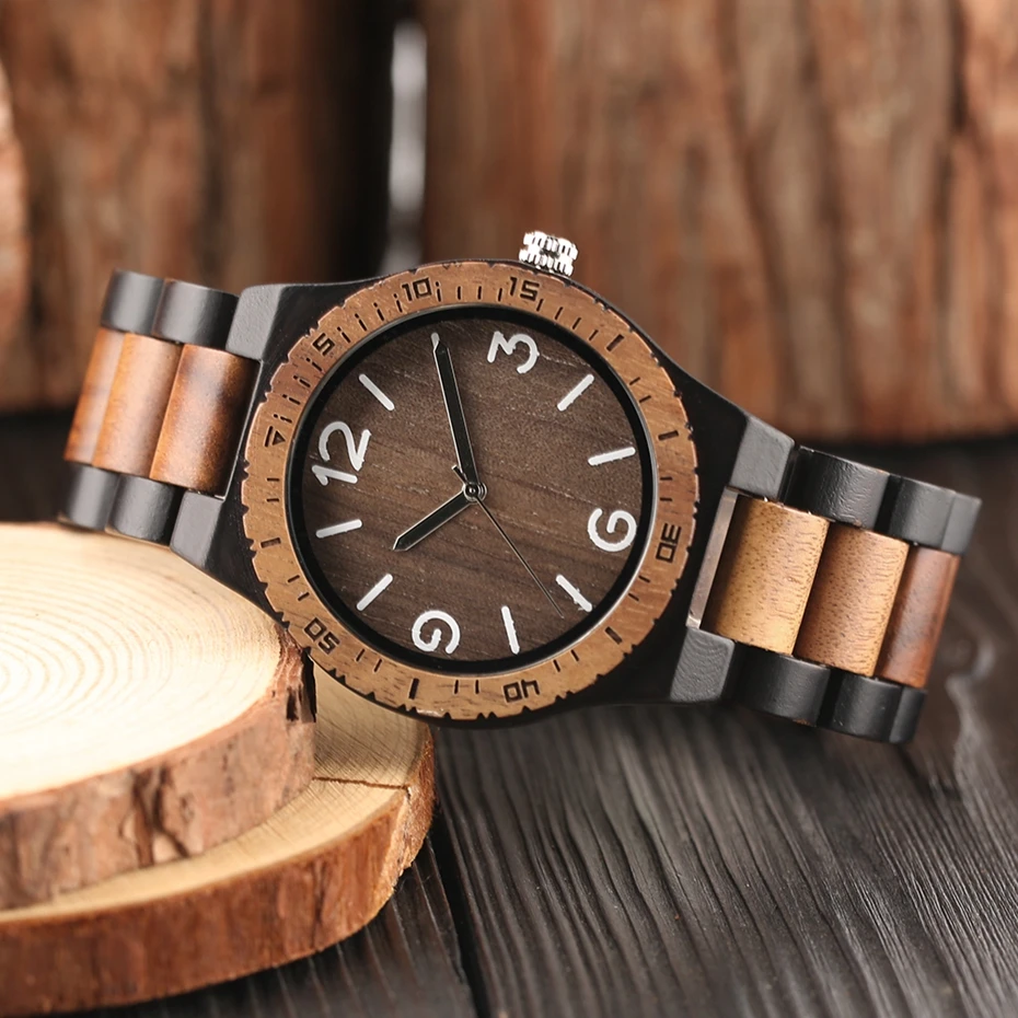 Minimalist Retro Full Wooden Watches Women Men Bamboo Wood Bracelet Fashion Creative Quartz Wristwatch Handmade Gifts Clock Hour 2018 (9)