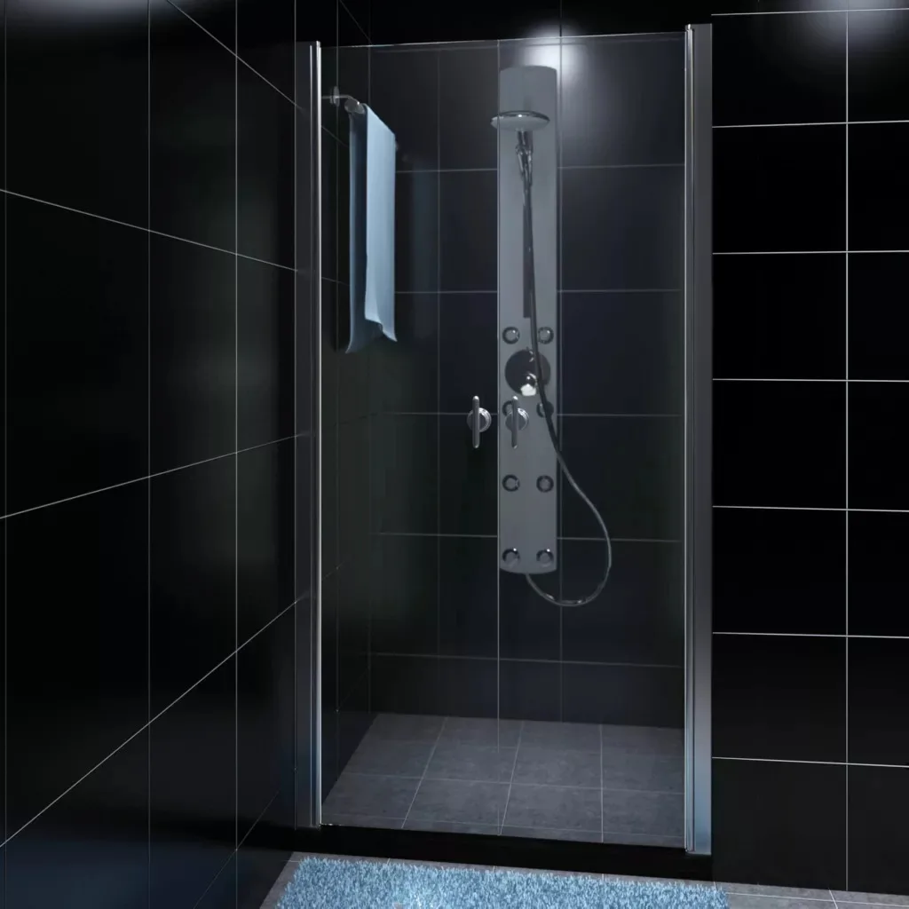 

VidaXL Stainless Steel Shower Cabin With Glass Door 80cm Luxury Bathroom Steam Shower Enclosure