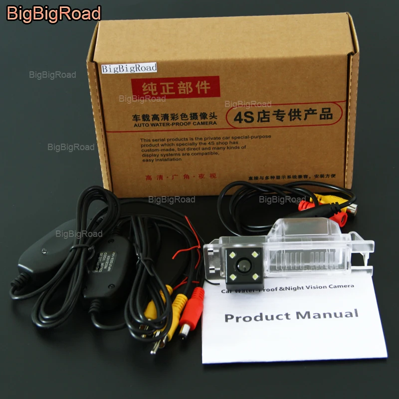 Bigbigroad Per Alfa Romeo Brera/Spider Ar 147 156 159 166 Giulietta 940 2010--2015 Wireless Camera Car Rear View Camera Backup