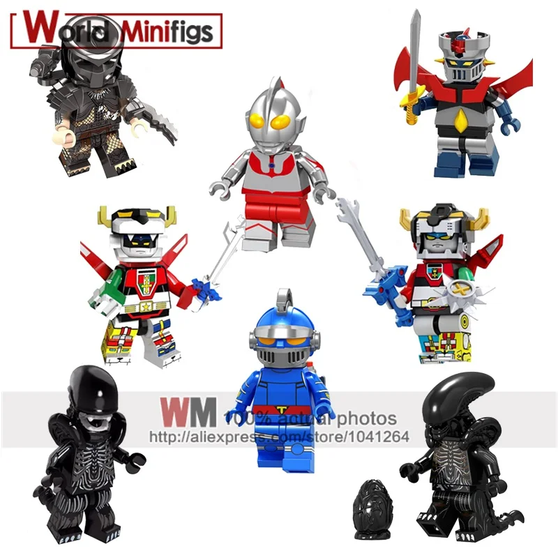 

Single legoings Figures Mazinger Z The Ancestor Infinity Mazinger 28 FX Bricks Building Blocks Christmas Gift Toys For Children