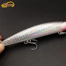 4 pcs New Minnow 110mm 40g 0.6-2.5M Dive Artificial Bait Plastic Hard 3D Eyes Fishing Lures Wobbler Fishing Bait Fishing Tackle