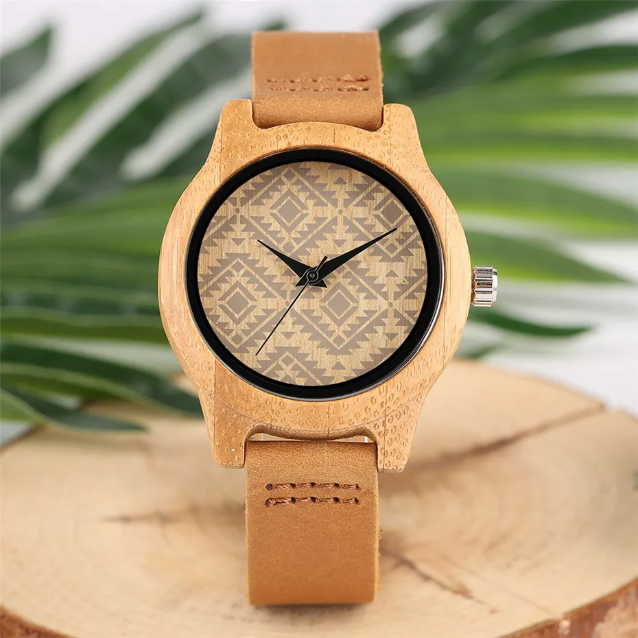 simple design fashion bamboo woood women watches07
