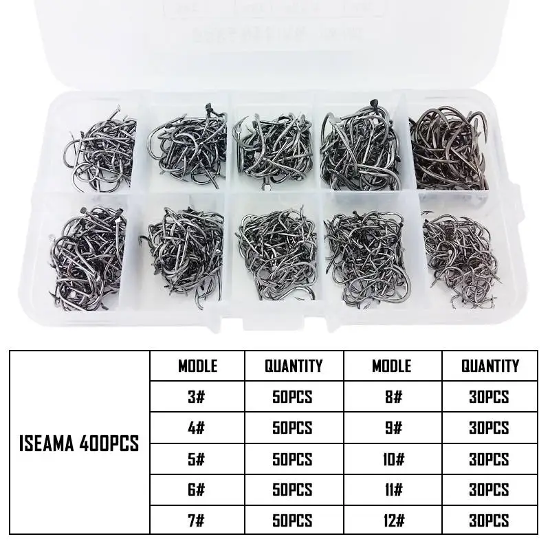 400pcs 200/300/400/500/600 шт рыбалка воблеры рыболовные принадлежности крючки поплавок приманки рыболовные крючки приманки воблеры для рыбалки карп - Color: 400pcs