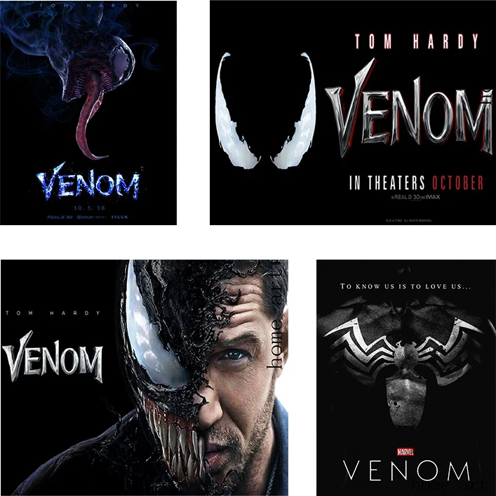 

Venom Poster Clear Image Wall Stickers Home Decoration Good Quality Prints White Coated Paper