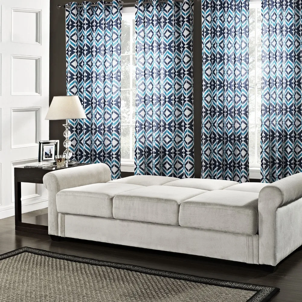 Hoge kwaliteit groothandel blauw sheer gordijnen van chinese blauw ...