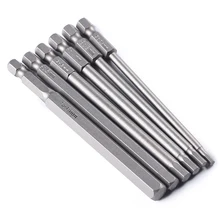 6 шт. набор магнитных отверток Torx 100 мм Длинный Стальной Электрический винт комплект драйверов T2.5-T8 для ручных инструментов