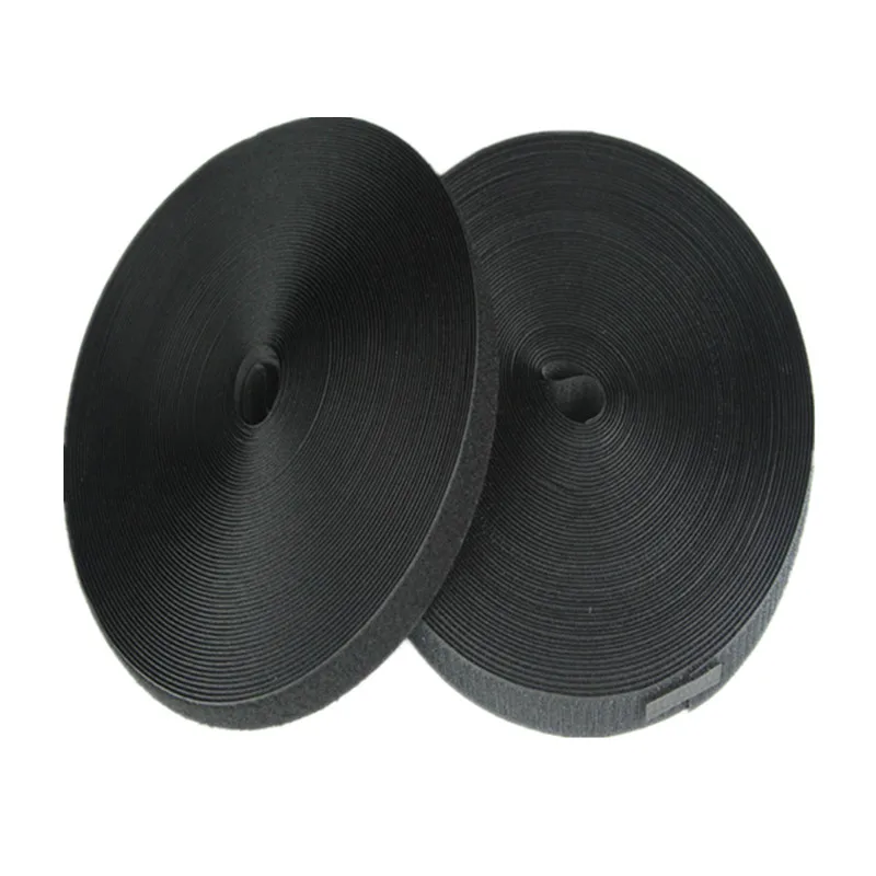20mm White and Black Hook Loop Tape ( no glue ) / Roll - 2M/pair Sew On Strap | Дом и сад