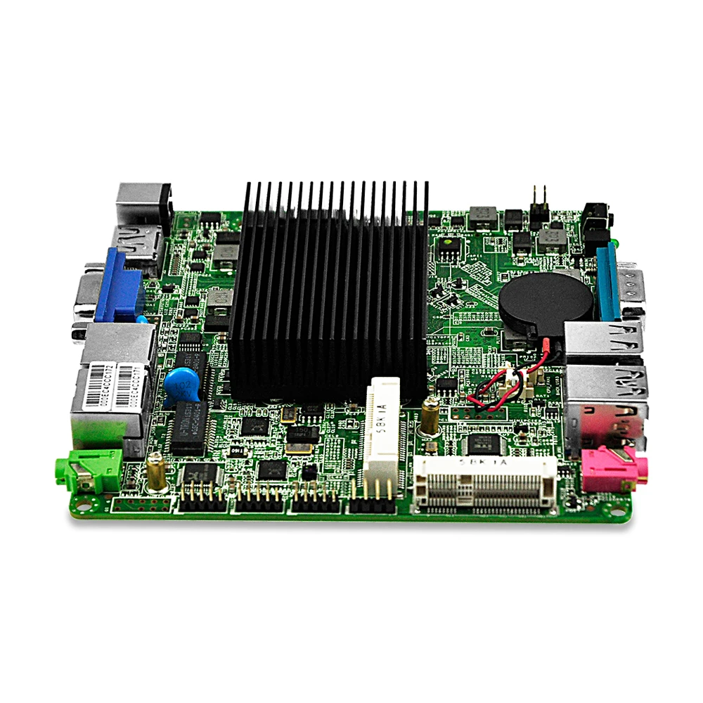 Безвентиляторная плата nano itx модель J1800 двухъядерный процессор Dual Lan 4 * COM DC 12V VGA