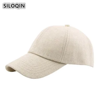 

SILOQIN 2019 Summer New Style Women's Straw Baseball Caps Solid Ventilation Men's Visor Adjustable Size Male Bone Snapback Cap