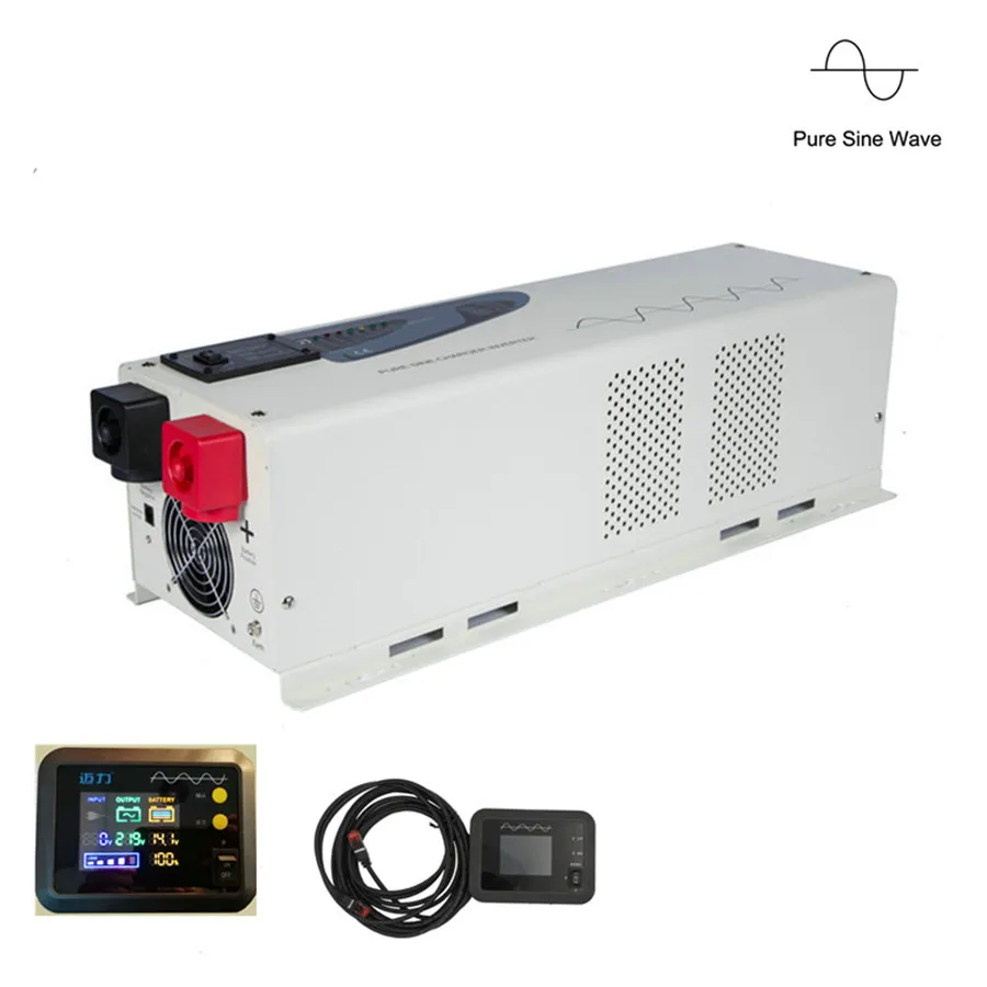 

5000w low frequency pure sine wave inverter with external LCD display