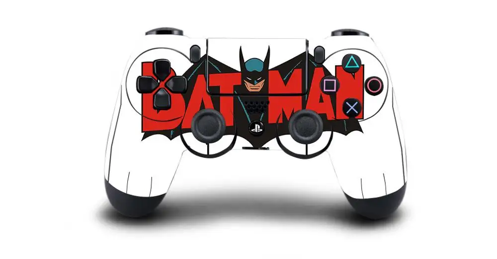 1 шт. Джокер Бэтмен и Супермен PS4 кожи Стикеры Наклейка виниловая для sony PS4 Игровые приставки 4 контроллер Dualshock 4 кожи стикеры - Цвет: QBTM0075