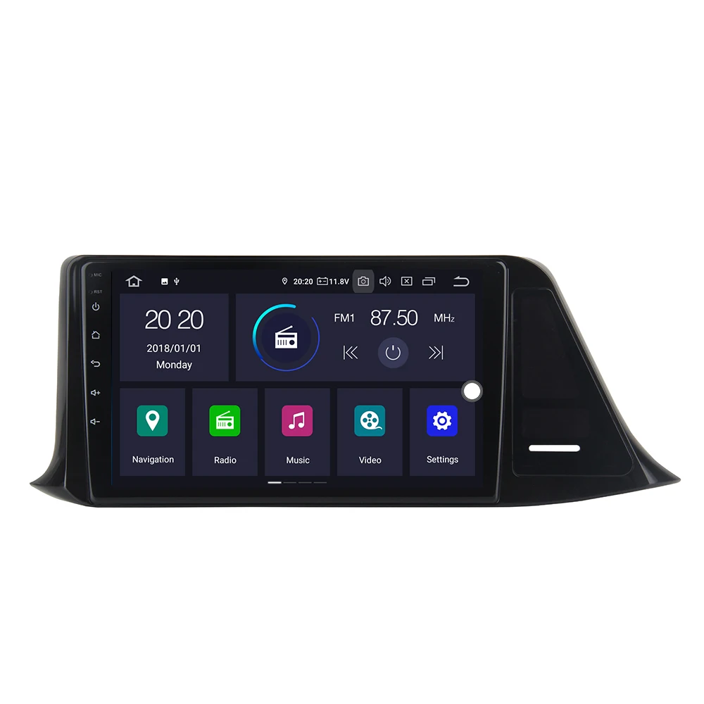 KOOCAVS 9 &quotips Android 0 Автомобильный gps радио плеер для Toyota C HR CHR 2016 2017 2018 США 4 Гб + 64