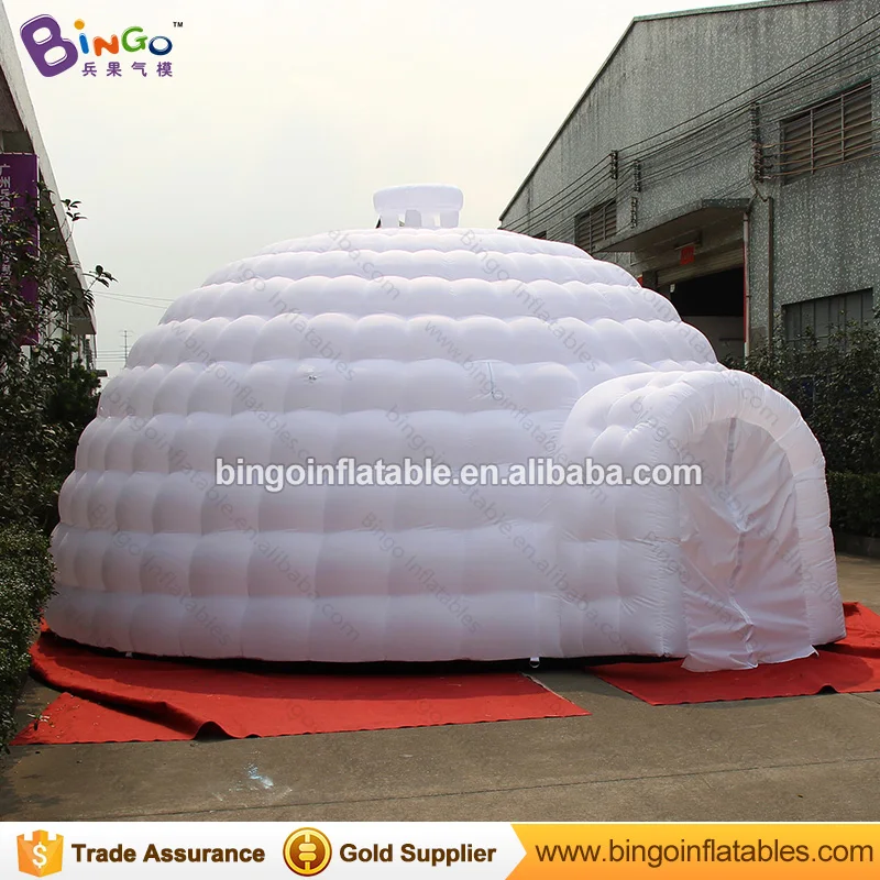  Lighting Dome Tent Type Inflatables folding tent tents for events 6*6*3M Dome Igloo Childrens Tents