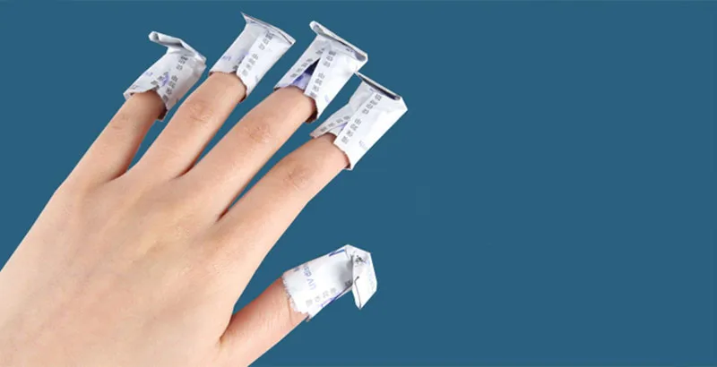 Средство для удаления ногтей 200 шт lote одноразовое полотенце для восстановления ногтей пластиковый удаляемый клей фототерапия УФ гель инструменты для ухода за ногтями