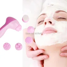 electric 6 in1 face Skin care Relief facial Massager Set Facial Exfoliator Care Cleansing Full Body Health care beauty massage