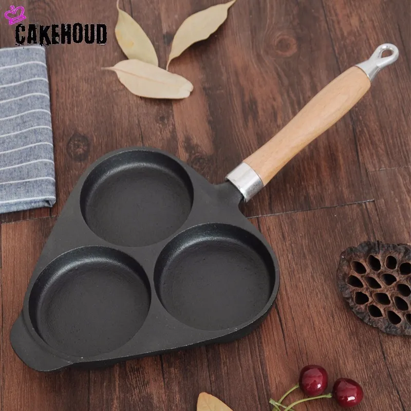 CAKEHOUD чугунный горшок для завтрака мини яйцо клецки углубление антипригарное