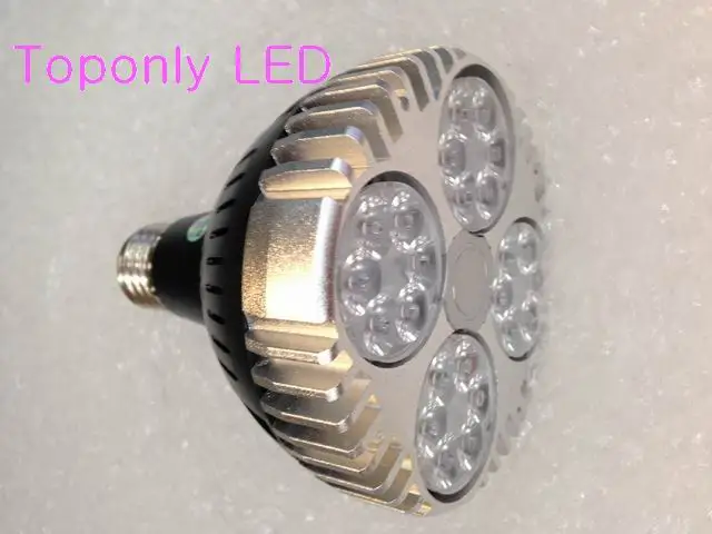 OSRAM E27 35w Par30 светодиодная лампа регулируемый источник света белого цвета для