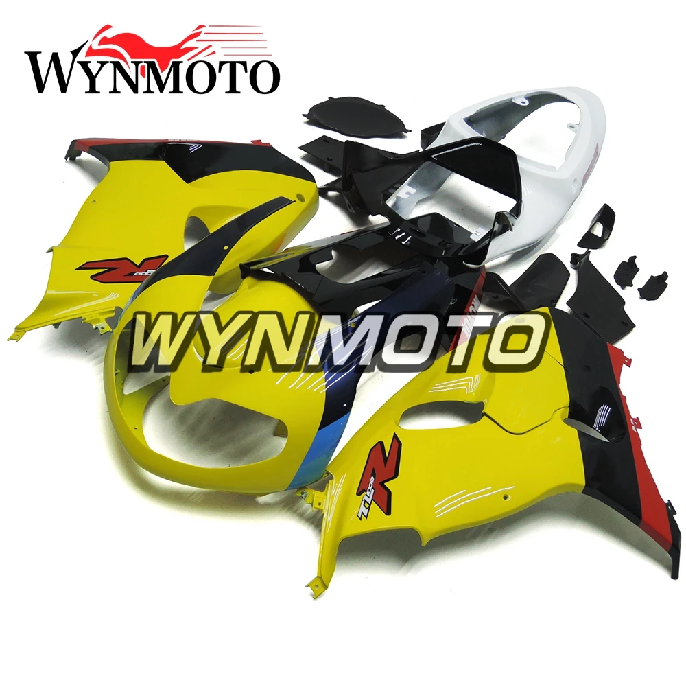 Complete ABS Plastic Injection Gloss Yellow Black Body Kit For Suzuki TL1000R Year 1998 - 2002 Bodywork New Motorcycle Fairings |