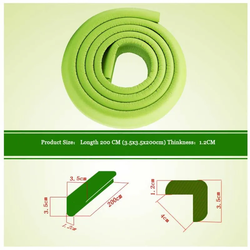 5 шт./лот, мягкий защитный уголок для детей, детская настольная защитная накладка на угол стола, защита для детей, бампер, двери, тюнинг