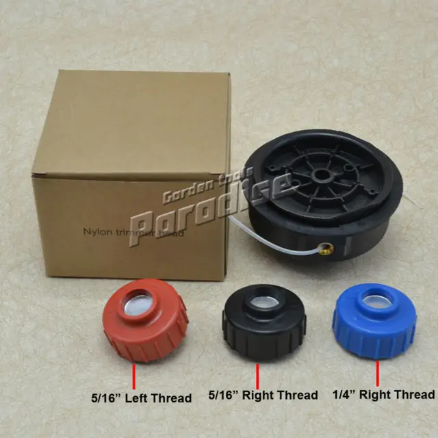 Multi Trimmer Head with Adaptor Bolt 5/16" Left Thread 5/16" Right