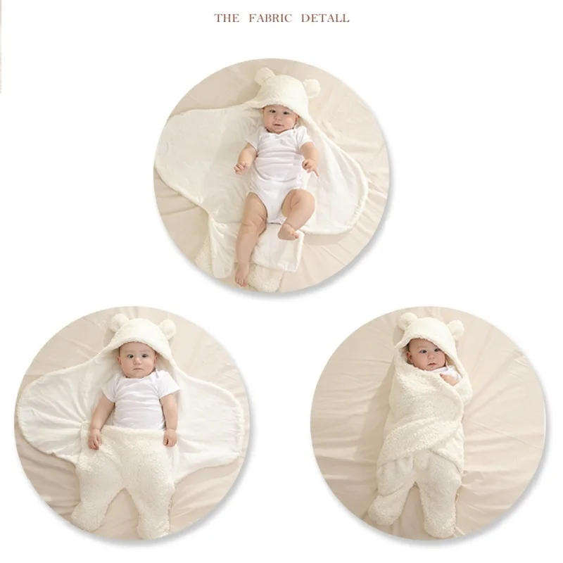 newborn thermal swaddling baby blanket