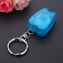 15 м зубной Flosser брелок для чистки зубов Зубная нить Стоматологическая гигиена мятный аромат портативный мини подарок случайного цвета