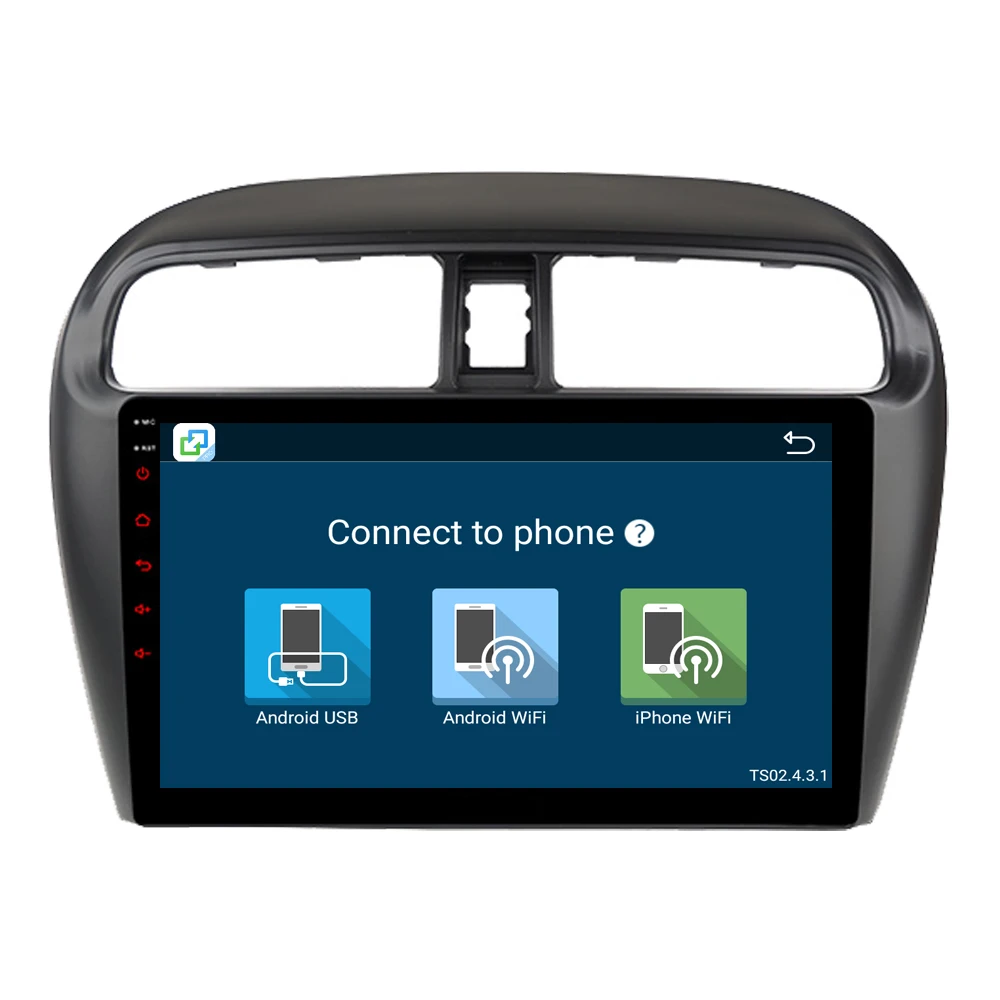 Cheap RoverOne Car Multimedia Player For Mitsubishi Mirage GT G4 2014 Android 9.0 Autoradio Bluetooth Radio Stereo GPS Navigation DSP 4